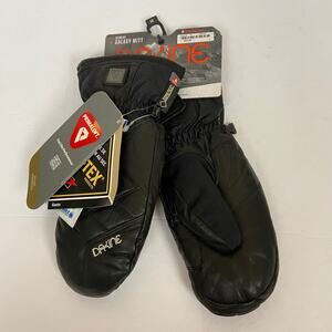 Dakine Galaxy Gore-Tex Mitt Gloves Snow Winter Sport Women Black Leather Medium